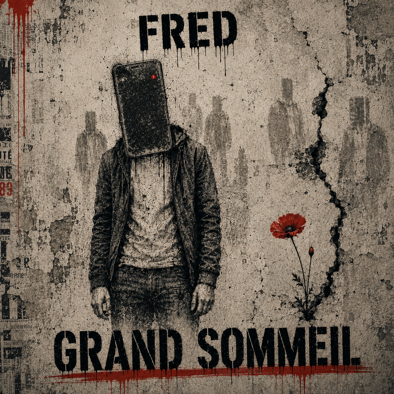 Pochette de « Grand sommeil » — FRED, univers Le Pavé